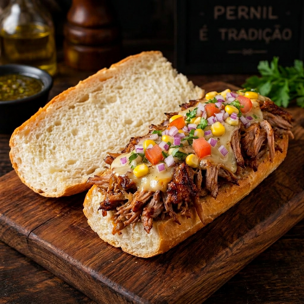 Pão com Pernil